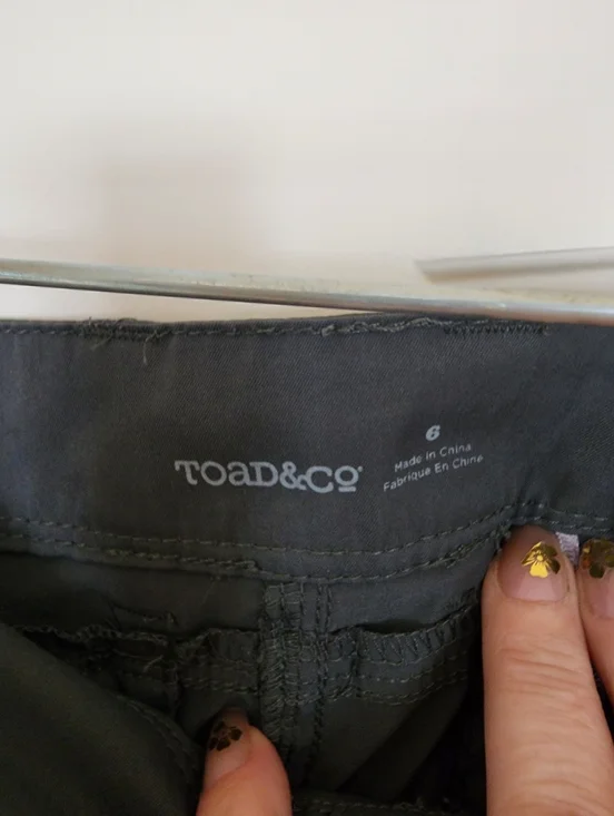 Toad&Co Metrolite Mini Skirt Charcoal Size 6 Upf Quick Dry Outdoors Gorpcore - Picture 8 of 9